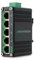LINOVISION Switch POE industriale a 5 porte Gigabit solari con amplificatore di tensione da DC9V-54V a DC48V,4 porte POE IEEE802.3af/at 30W@120W,IP40, per sistemi di alimentazione solare/RV Truck/VoIP