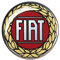 Fiat 21244 Adesivo 3D Ufficiale Logo Rosso Vintage, Diam. 40 mm