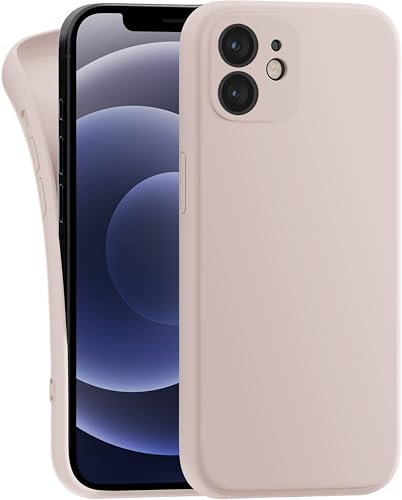 MyGadget Coque Compatible avec Apple iPhone 12 - Case TPU Souple & Soft - Cover Protection Extra Fine & Légère - Étui Coloré Anti Choc et Rayures - Rose