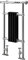 ZAMUNA Traditional Towel Rail with Column Radiator, Victorian Style Vintage Heated Towel Warmer in Chrome Finish 952 x 480 (4 Section, Black)