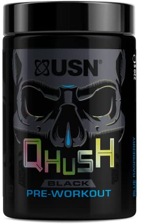 USN QHUSH Pre-Workout (20 serv) Blue Raspberry - Pre-Workout Booster