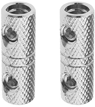 eMagTech 2Pcs Splice Cable Connector Replacement Metal Watertight Connector Wire Glands Joints Accessories for Heavy Duty Barrel Splice Connector 8-10 AWG