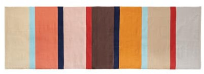 Remember Teppichläufer Zaza lang - 100% Baumwolle - 80 x 250 cm - Bunter Teppichläufer