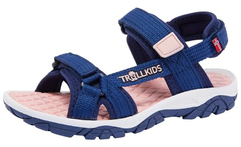 Trollkids Kids Oslofjord Sandal 37, lotus blue/dahlia