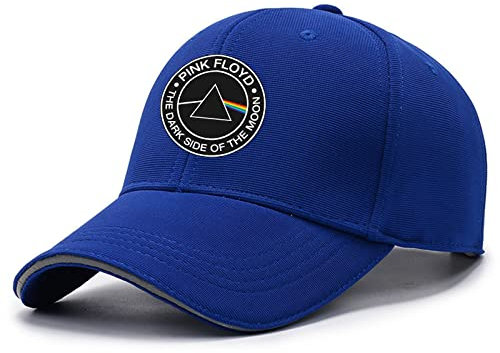 Baseballkappen Für Herren Für Pink Floyd Print Laufkappe Freizeithut Verstellbare Sonnenblende Hüte Trucker Cap Unisex Duckbill Cap – Geschenk Für Teenager-Blue||One Size