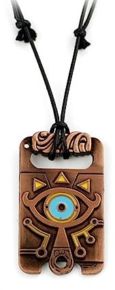 GAUEIOUR Zelda Legend Wilderness Breath Pendant Necklace, Suitable for Fan Players, Role-Playing Accessory