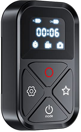 keppy GP-RMT-T10 Impermeabile Smart BT Telecomando Wireless con Display LED S n 80 Metri Grande Distanza di Lavoro Sostituzione per GoPro 11 10 9 8 max