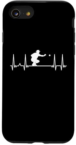 Hülle für iPhone SE (2020) / 7 / 8 Boule Herzschlag Ekg Boulespieler Botcha Petanque Boulespiel
