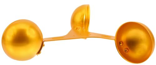 BESPORTBLE Anemometersensor ersatzteile sparabos kündigen Windmessung 3-Tassen Anemometerbecher aus Metall Luftströmender Ersatzbecher Windsensor Windblatt Windmesser Base