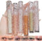 Baorder 6Pcs Glitzer-Lidschatten-Set,Langanhaltender Wasserfester Schimmer Flüssiger Eyeliner,Glitter Flüssiger Eyeshadow Stick,Koreanische Kristalle Makeup