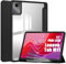 idudao Premium Hybrid Case for Lenovo Tab M11, Hard Shell Cover with Pen Holder Clear Back for 11 Inch 2024 TB330FU Tablet PC, Black