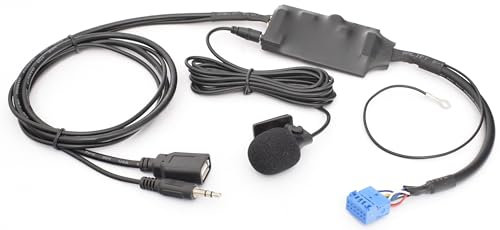 BlueMusic Bluetooth USB AUX Musik Freisprechen 12pin AB Juli 2010 kompatibel für VW: RCD RNS 200 210 300 315 500 - Skoda: Beat Cruise Swing - Audi: Chorus Concert Symphony 2+ 3, RNS-E BNS 5.0