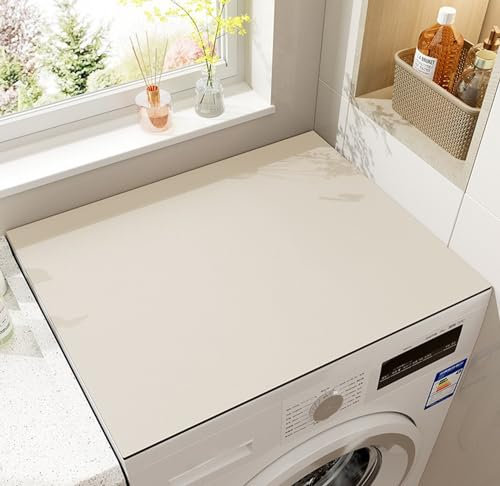 Waschmaschinen Abdeckungen,Waschmaschinen-Auflage,Waschmaschinen- Und Trockner-Abdeckung,Trocknerabdeckung,FüR KüHlschrank,Trockner,Mikrowelle,Nachttisch,Vor Staub Isolieren E,55x60cm