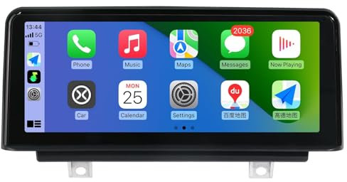CARABC Touchscreen Wireless CarPlay/Android Auto Multimedia 10.25inch Car Radio NBT/CIC/CCC System,Receiver for BMW X5/X6 Series,F15/E70/E71. (CCC (2003-2008))