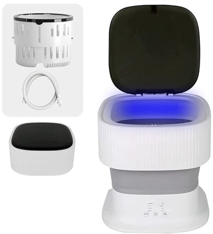 Lavadora Portatil ， Lavadora Portatil 9L Con Blu-Ray 360°,Pantalla Táctil ， Lavadoras Baratas para,el Hogar,Viajes,Ropa Interior
