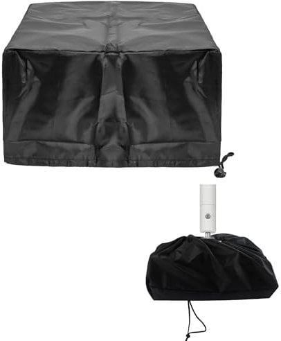 SEABABOO Projector Cover 35 x 35 x 22 cm Projector Dust Protection Projector Covers Universal Dust Protection Oxford Fabric Projector Dust Cover for Ceiling Home and Outdoor Theatre Projector