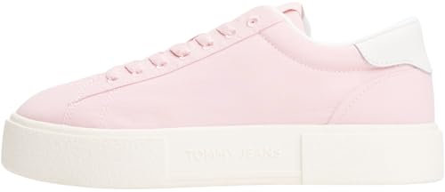 Tommy Jeans Baskets Semelle Compensée Femme Compensées, Multicolore (Misty Pink), 40