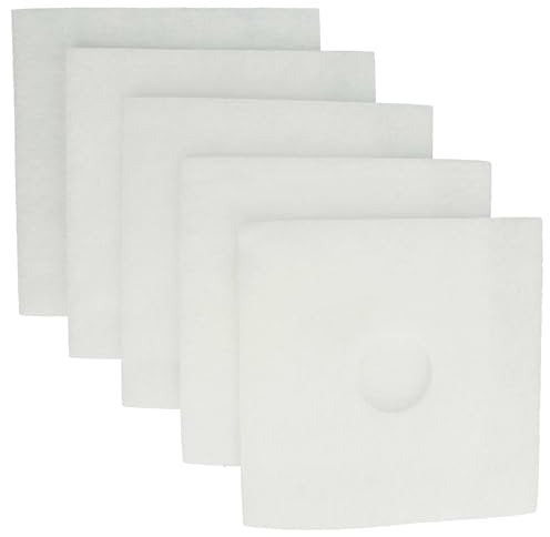 vhbw 5X Luftfilter Ersatz für Helios 00939 für Lüfter, Badlüfter, Ventilator, Lüftungsgerät