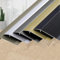 Rutschfester Übergangsprofil Höhenausgleich 1.5-5cm Boden Übergangsleiste aus Aluminium Ausgleichsprofil für Holz-zu-Fliesen, Teppich Zu Laminat, Türschwelle(Black,100cm)