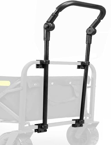 Generisch Umbau von Ersatzteilen für Klappwagen, Umbau von Ersatzteilen für Klappwagen, Zuggriff, Ersatz-Ersatzwagen, Trolley-Griff, Zubehör, zusammenklappbarer Schiebegriff für Campingwagen