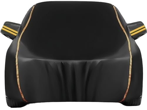 Bâche Voiture Impermeable pour Peugeot 307 CC,Housse de Voiture imperméable et Coupe-Vent avec Fermeture éclair et Bandes réfléchissantes.
