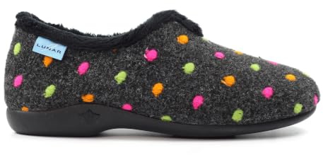 Lunar Ladies Studio Black Full Slipper