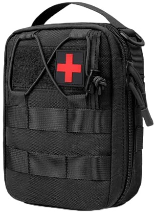 Mardingtop Taktische Molle Tasche Erste Hilfe Hüfttaschen Kompakt Militär EDC Pouch für Outdoor Camping Wandern Radfahren Klettern