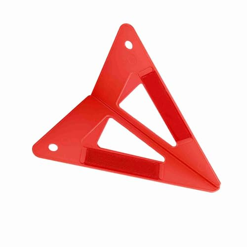 CHICIRIS Tragbares Reflektierendes Notfall-Pannenschild, Leuchtend Rotes Warnschild, Sorgt für Verkehrssicherheit, für Wartungsfahrzeuge