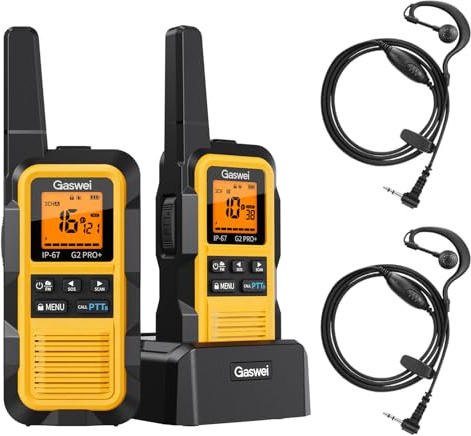 Gaswei G2Pro+Walkie-Talkies Wasserdicht für Erwachsene mit Ohrhörern