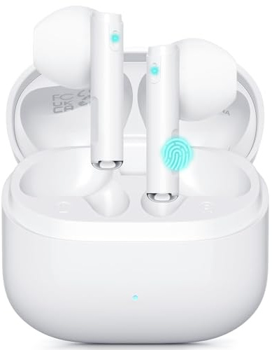 Ciciloud Wireless Earbuds, Bluetooth 5.3 Headphones Wireless Earphones in Ear, 46H Playtime, HiFi Stereo Deep Bass Wireless Earbuds IP7 Waterproof for iPhone/Android/iOS