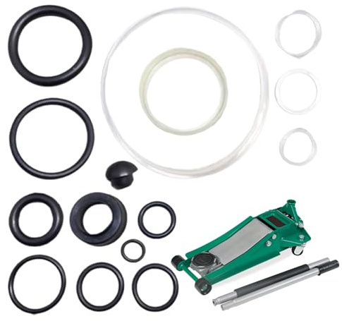 Kit de joints toriques pour cric de sol de 3 tonnes – Remplacement du joint hydraulique | Composant de réparation automobile pour garage, atelier, entretien automobile, mécaniciens, amateurs, outils p