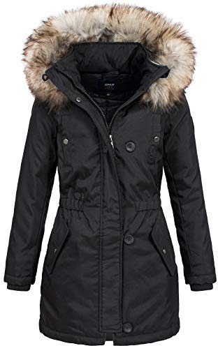 ONLY Damen Winterparka Kurzmantel Iris