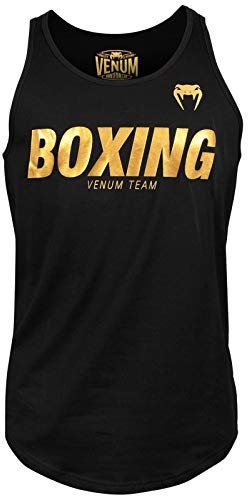 Venum, Boxing VT Tank Top, Herren, L, Schwarz/Gold