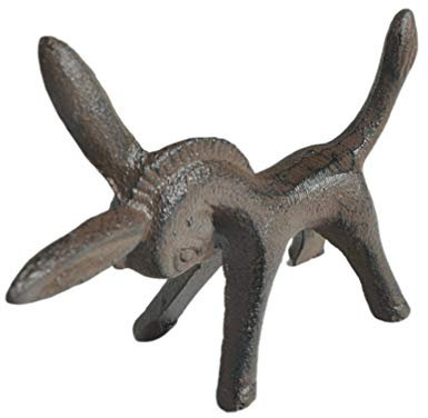 Exceart Eisen-Tierfigur Esel Pferd Skulptur Schreibtisch Tier Ornamente Geschenk für Home Office Dekoration