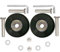 ORO Kofferrollen Ersatzrollen 40mm 8mm Zenter Lager ID Gummi Rollen Räder 1Paar Mute Gepäck Koffer Ersatz Wheels (40 * 18 * 8mm)