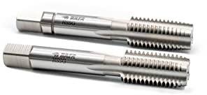 BAER HSSG Handgewindebohrer 2-tlg. Satz MF 12 x 1,25 - Gewindeschneider MF12 | Gewindebohrer-Satz | Vorschneider + Fertigschneider