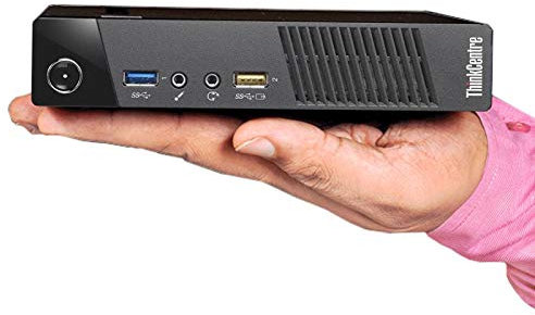 Ultra Mini PC Lenovo M93p Tiny Intel i3-4130T RAM 8Go SSD 480Go Windows 10 WiFi (Reconditionné)