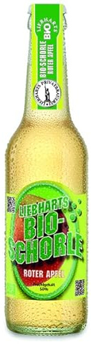 Bio-Schorle Roter Apfel (10 x 0,33 l inkl. Pfand) PRIVATBRAUEREI · LIEBHARTS