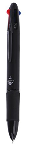 GUMEI Multicolor 4 in 1 Kugelschreiber 0,7 mm Rot Grün Blau Nachfüllen Schulbürobedarf