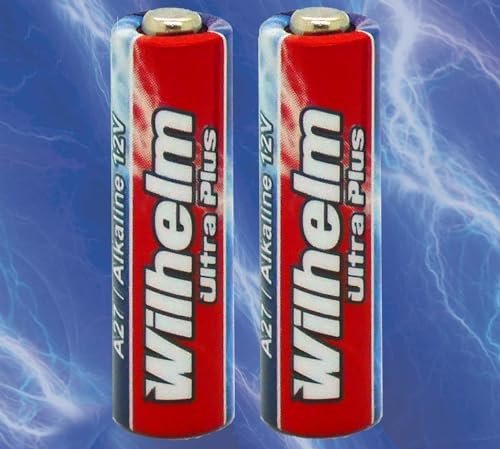 2 x A27 12V Wilhelm Alkaline Batterien MN27 V27GA 27A 12 Volt 25 mAh