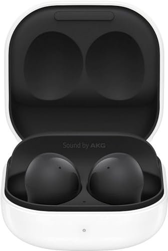 Samsung Galaxy Buds2 écouteurs Bluetooth Graphite, Intra-Auriculaires, sans Fil, Réduction Active de Bruit, Son environnant, IPX2, étui-Chargeur, Son de qualité, Appel Clair– Version FR