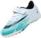VLOOKST Zapatos de Fútbol Niño Cesped Artificial Zapatillas de Fútbol Zapatillas Deportivas Aire Libre Zapatillas de Futbol Adolescentes Botas de Fútbol Blanco Turquesa 39EU