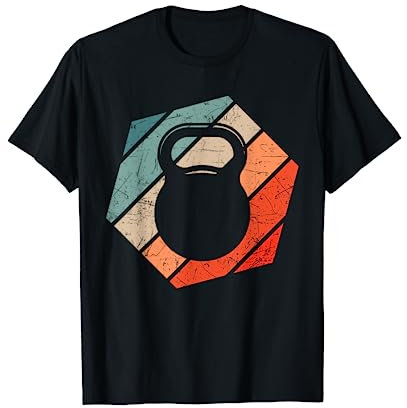 Vintage Kettlebell Street Workout Gewichtheben T-Shirt