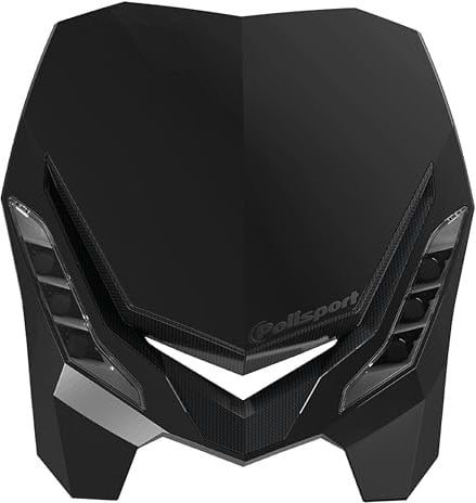 Polisport 8670800002 - Faro delantero E-BLAZE con lámpara LED compatible con todos los modelos de motocross/enduro en color negro
