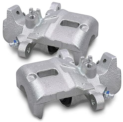 BESTPRICE 2x Bremssattel hinten links und rechts ohne Halter Bremszange mit 1 Kolben, Kompatibel mit HYUNDAI i10 I (PA)