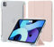 4uBonLife Custodia per iPad Pro 11 pollici 2022/2021/2020/2018 (4a/3a/2a/1a Generazione) con Portapenne, Cover Posteriore Sottile e Leggera in Poliuretano Termoplastico, Rosa