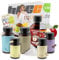 hCGC Stoffwechselkur 21 Tage Komplettset - B Vitamine Spray, Omega 3, OPC, MSM, Vitamin Komplex Kapseln, Flohsamen Pulver, Zuckerfreier Sirup Apfel - Unterstützt Stoffwechsel & Verdauung