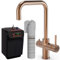 Liquida EBT311CP 3 in 1 Brushed Copper Kitchen Instant Boiling Hot Water Tap