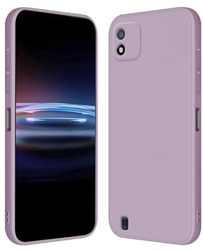 RankOne Funda para Realme C11 (2021) (6.52 Inches) Carcasa de Silicona de TPU Suave - Hierba púrpura