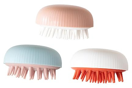 Beavorty Ergonomisches Haar-/kopfhautbürsten-set Shampoo-bürste für Die Kopfhaut Sanft für Nägel Schuppenentferner